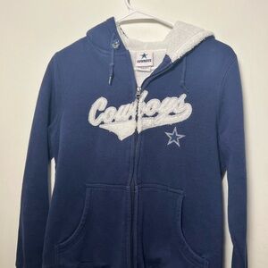 NFL Blue Hooded Jacket with Zip
